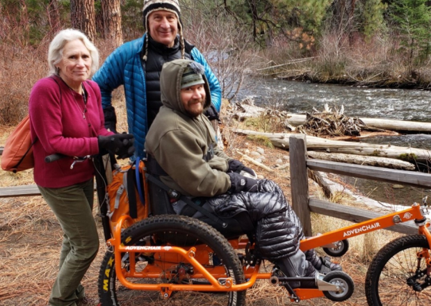 Accessible Tours with AdvenChair Tumalo Creek Hike